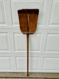 Antique 19th Century Hand Made Wooden Grain Shovel