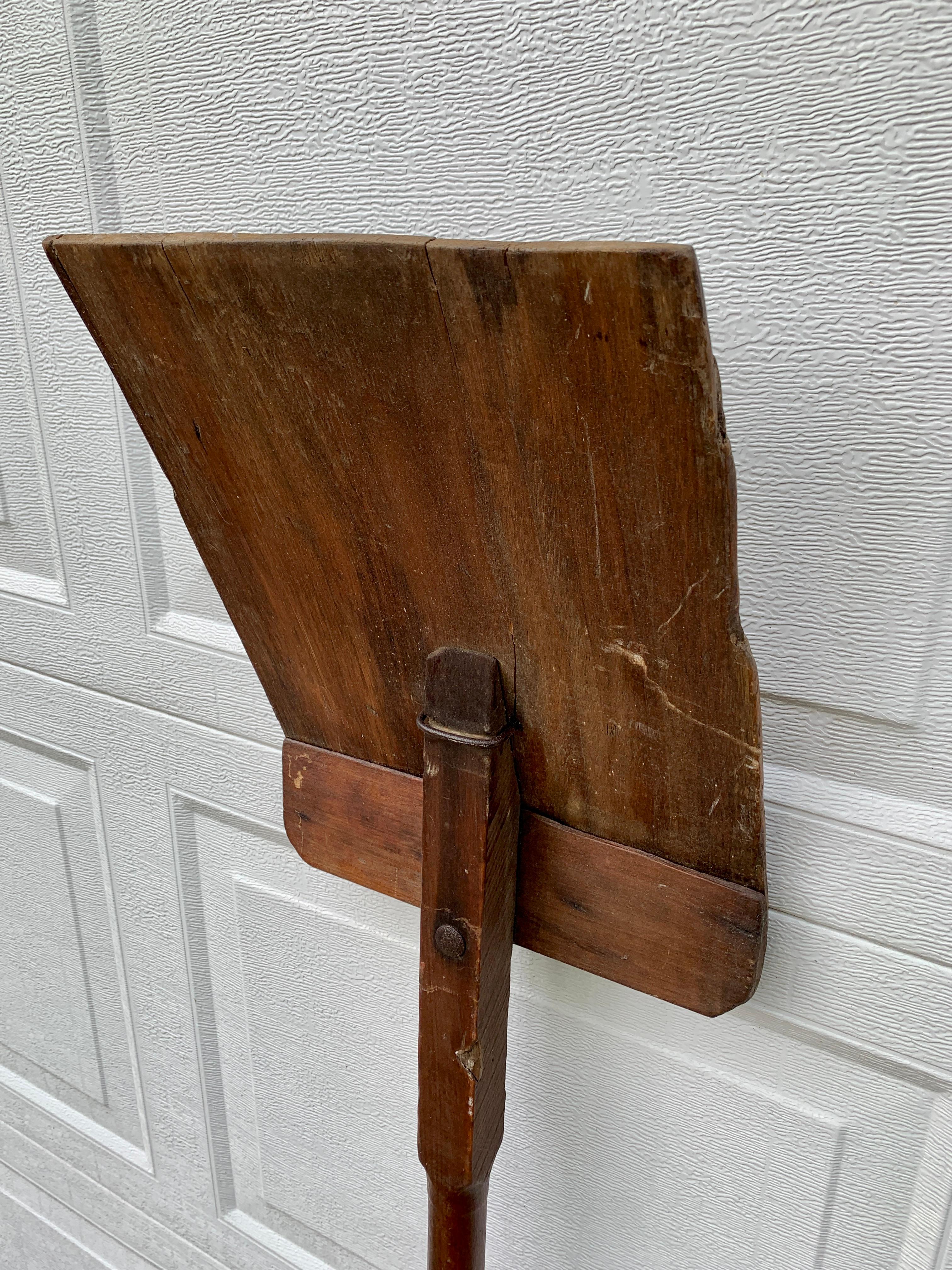 antique grain shovel