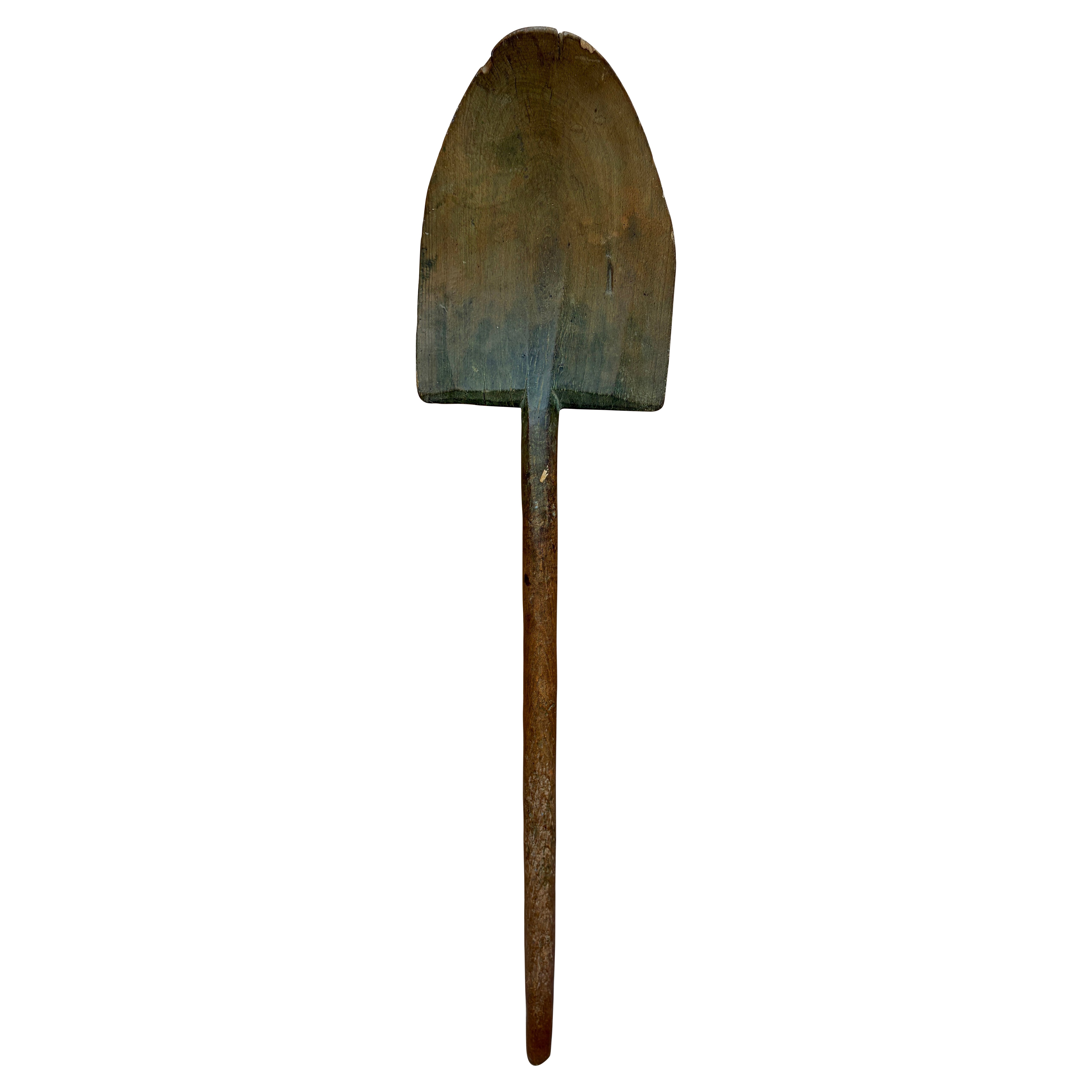 Antique 19th Century Hand Made Wooden Grain Shovel