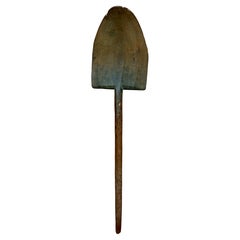 Antique 19th Century Hand Made Wooden Grain Shovel