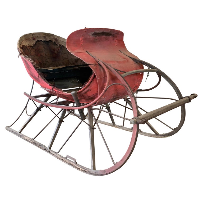 Antique 19th Century Horse Drawn Sleigh at 1stDibs antique sleighs