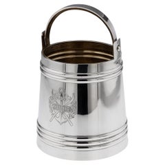 Antique 19th Century Imperial Russian Solid Silver Vodka Ice Bucket c.1890