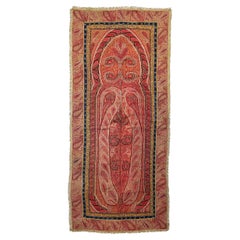 Antique 19th Century Indian Textile Runner Boteh Design