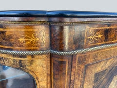 Antique 19th century Inlaid English Credenza / Sideboard
