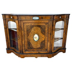 Antique 19th century Inlaid English Credenza / Sideboard