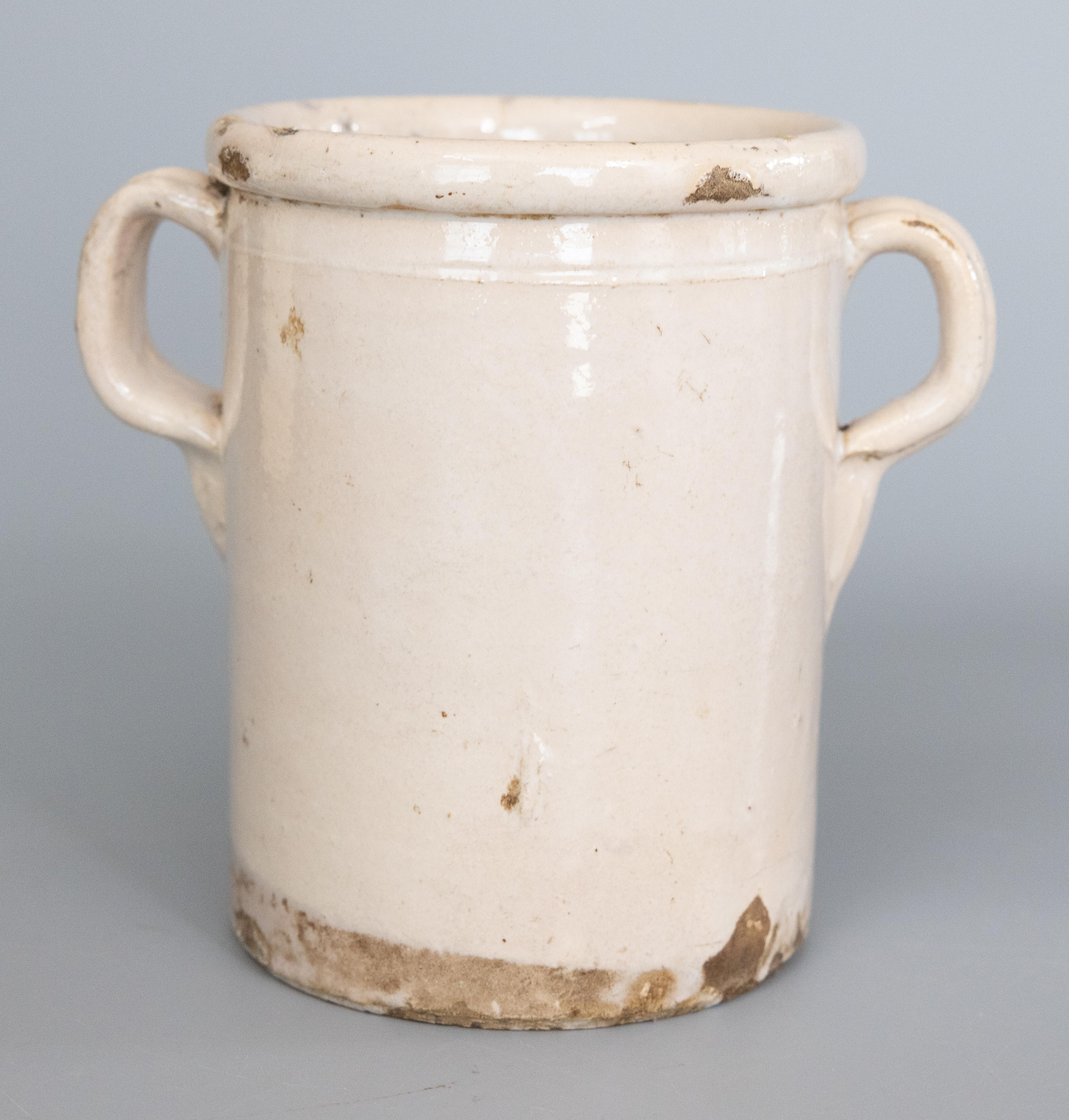Rustique Ancien pot à confiture italien du 19ème siècle en vente