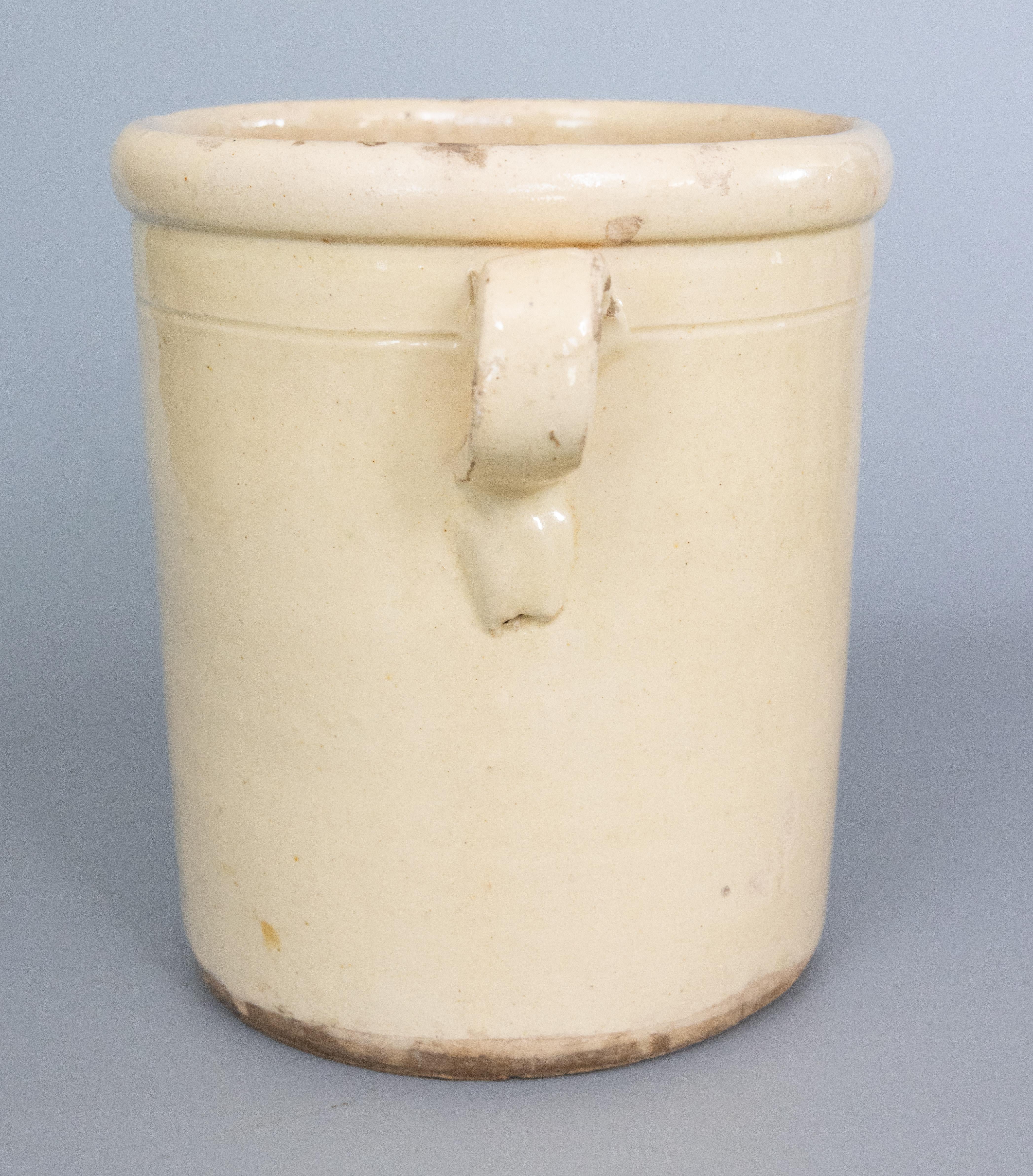 Ancien pot à confiture italien du 19ème siècle Bon état - En vente à Pearland, TX