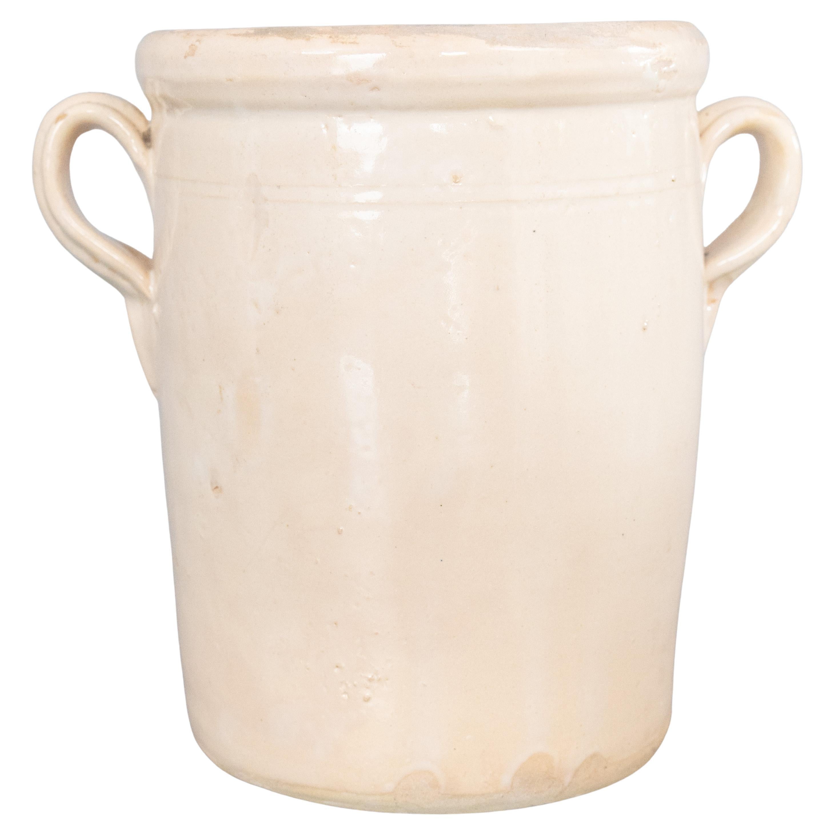 Ancien pot à confiture italien du 19ème siècle