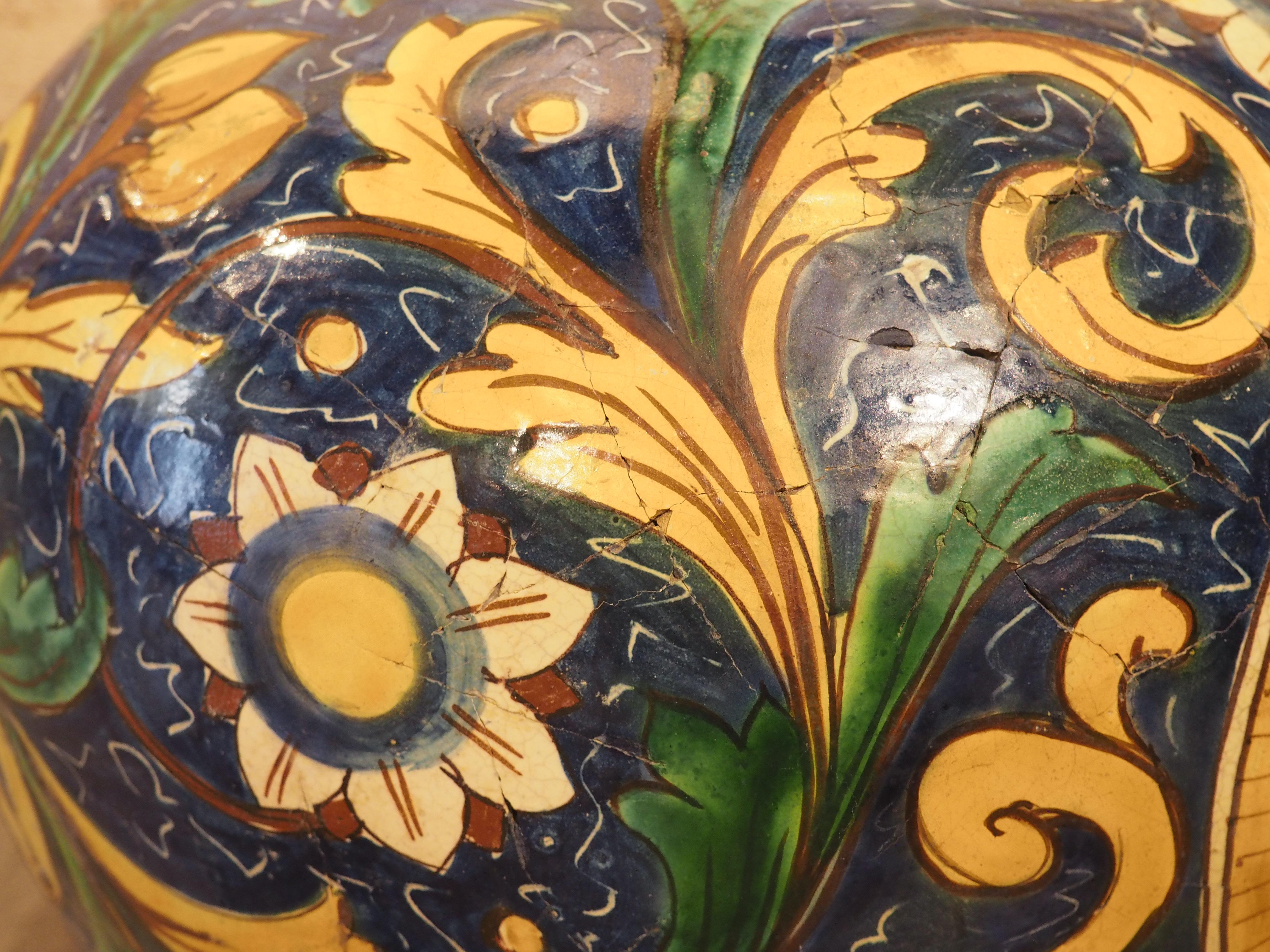 Antiker italienischer Maiolica-Töpfer im Renaissance-Stil des 19. Jahrhunderts im Angebot 4