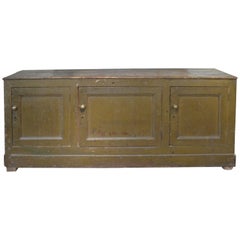 Antique 19th Century Italian Mercantile Cabinet