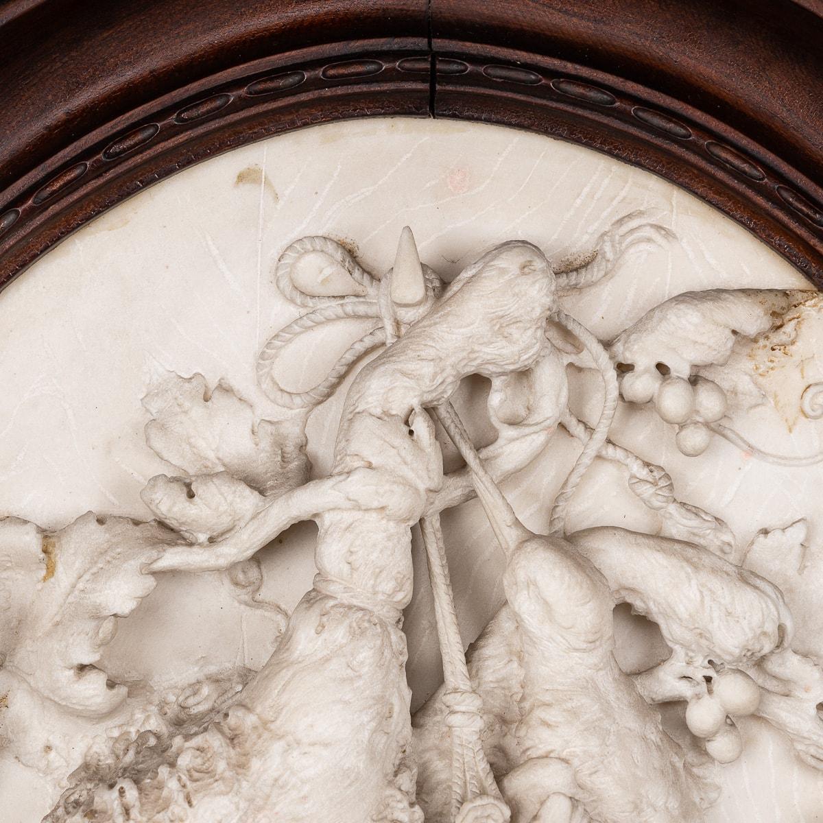 Antique 19th Century Italian Nature Mortes Marble Plaques, Arnoldo Soldini For Sale 9