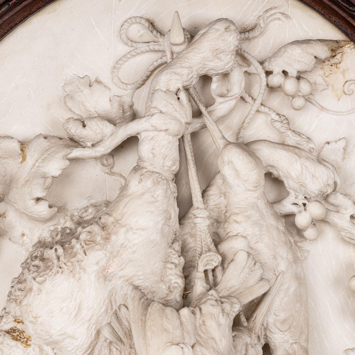 Antike italienische Nature Mortes-Marmortafeln aus dem 19. Jahrhundert, Arnoldo Soldini im Angebot 9