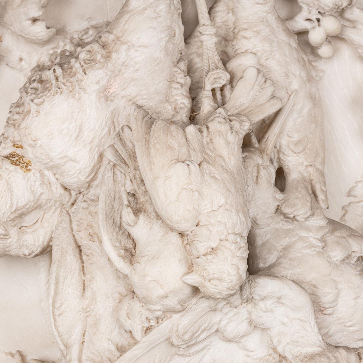 Plaques anciennes en marbre italien du 19e siècle de Nature Mortes, Arnoldo Soldini en vente 10