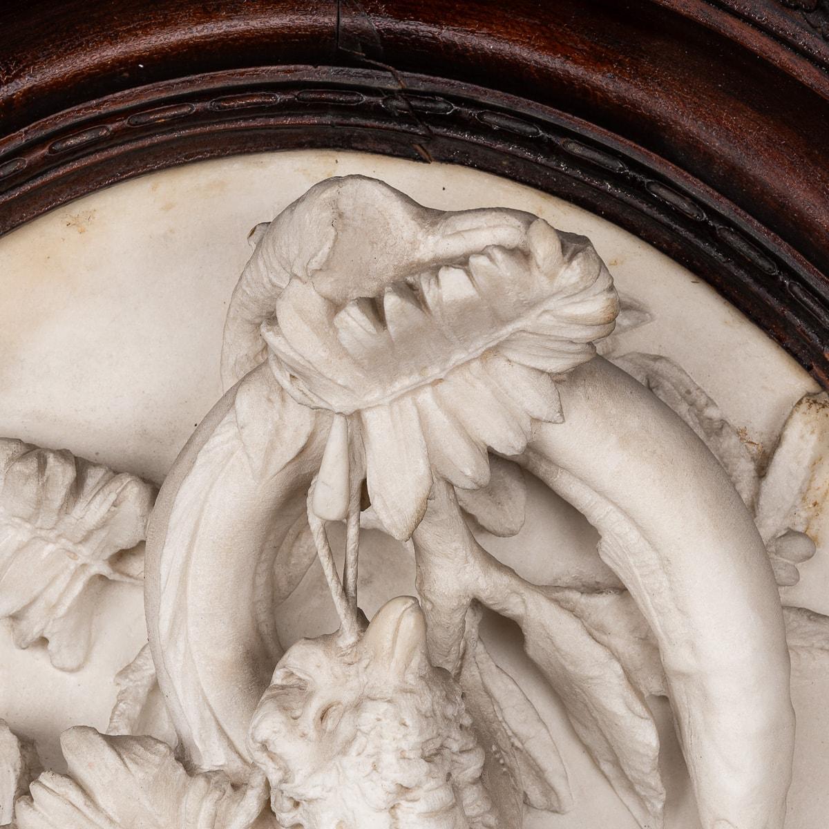 Antike italienische Nature Mortes-Marmortafeln aus dem 19. Jahrhundert, Arnoldo Soldini im Angebot 2