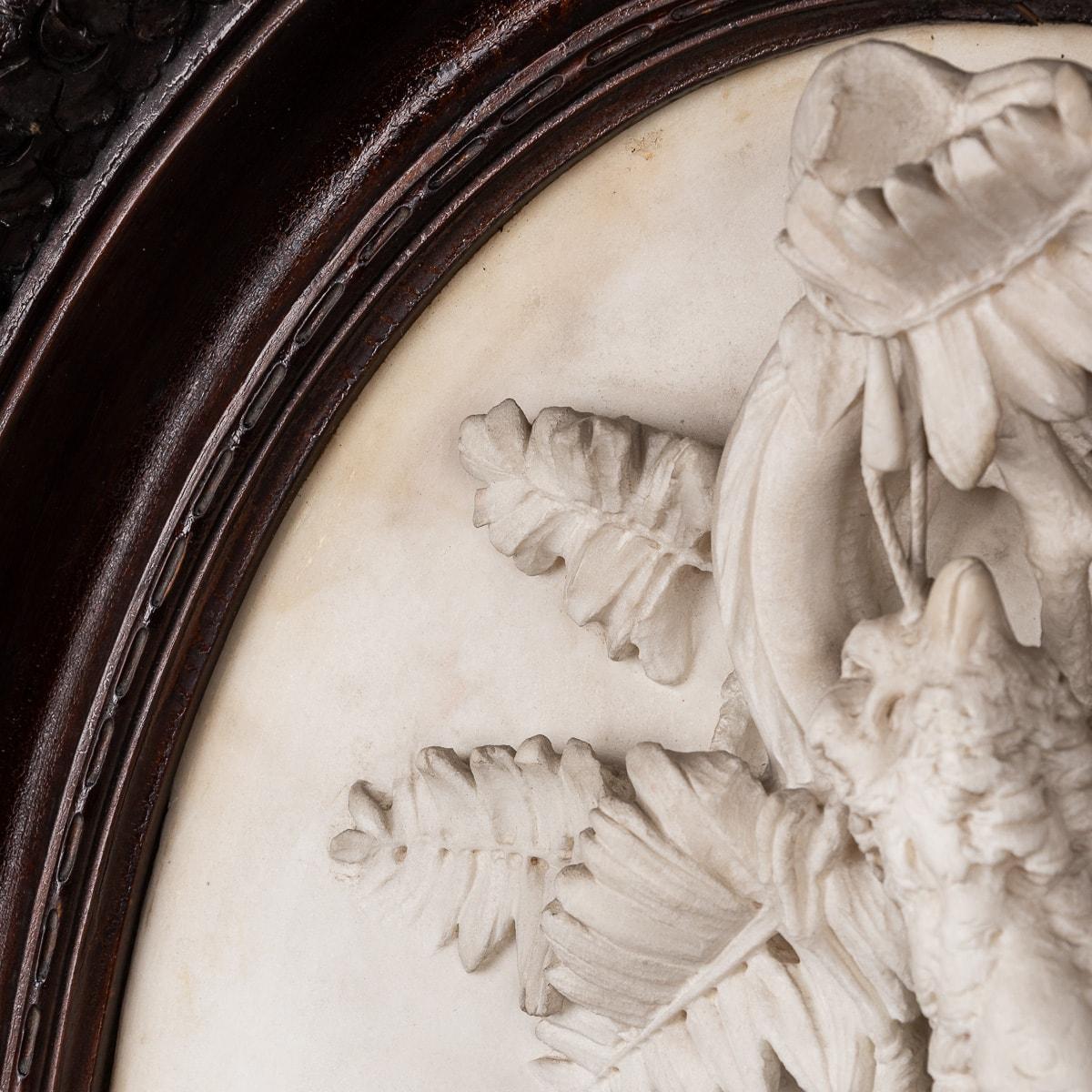 Antique 19th Century Italian Nature Mortes Marble Plaques, Arnoldo Soldini For Sale 4