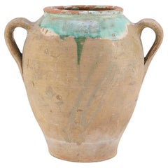 Antique 19th Century Italian Terracotta Primitive Urn