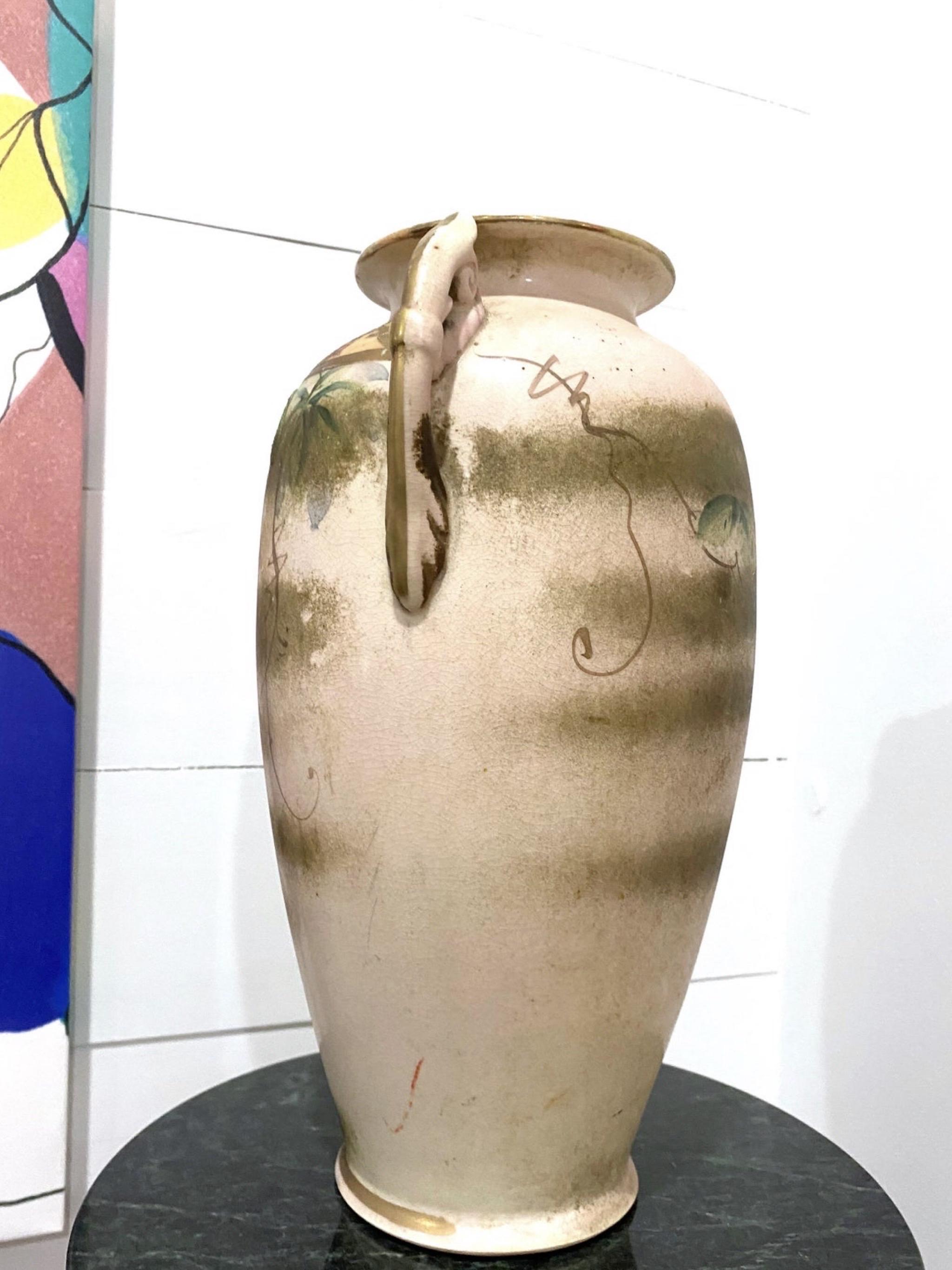 Vase Moriage japonais ancien du 19ème siècle en vente 2