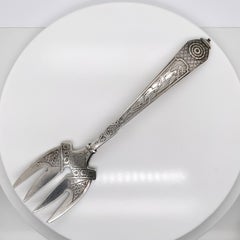 Antique 19th Century Japanese by Gorham Sterling Silver Sardine Fork