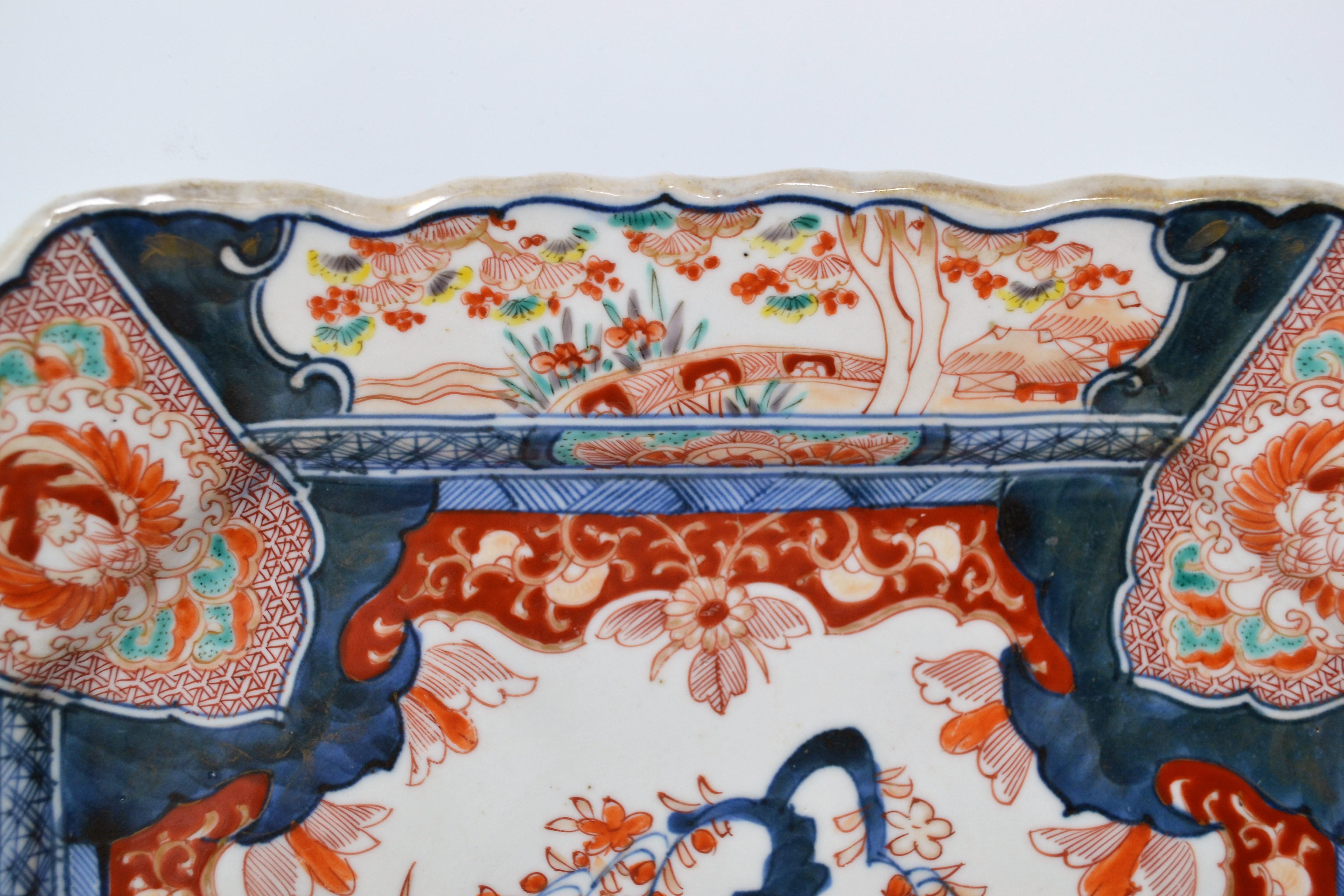 Antique 19th Century Japanese Imari Charger For Sale 1