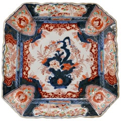 Antike japanische Imari-Platte aus dem 19. Jahrhundert