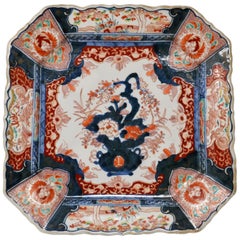 Antique Chargeur japonais Imari du 19ème siècle