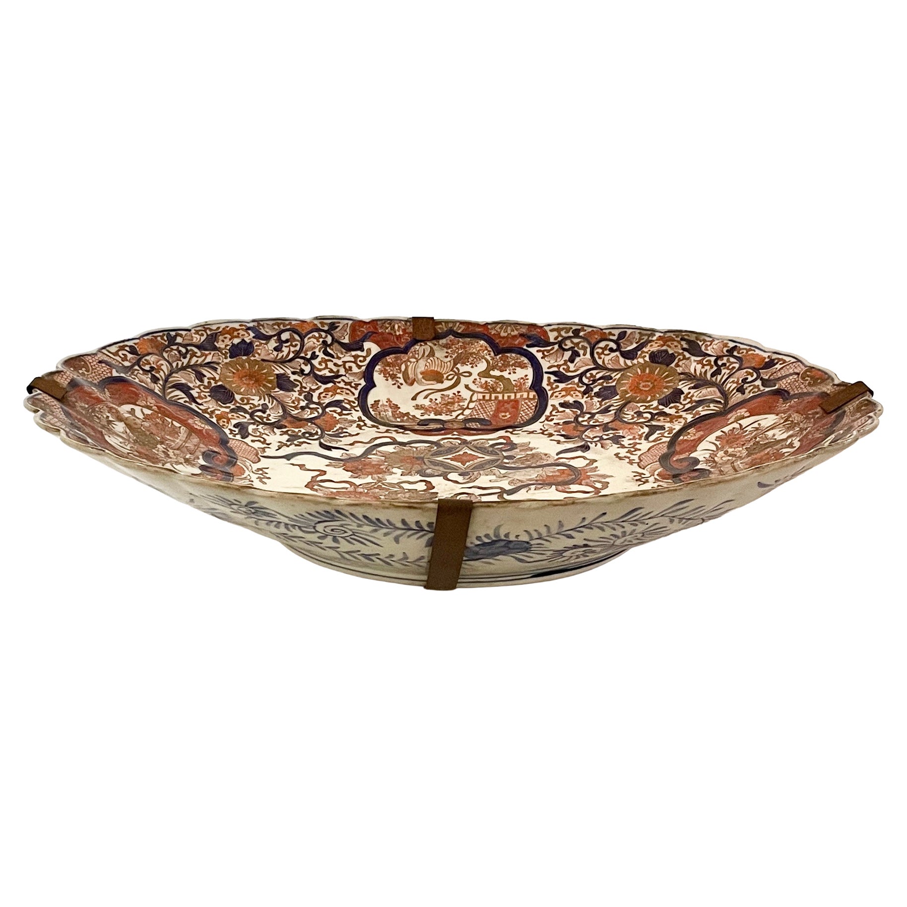 Antique 19th Century Japanese Imari Porcelain Charger