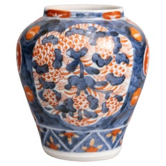 Antike japanische Vase/Bürstenkanne aus Imari Porcelain aus dem 19.