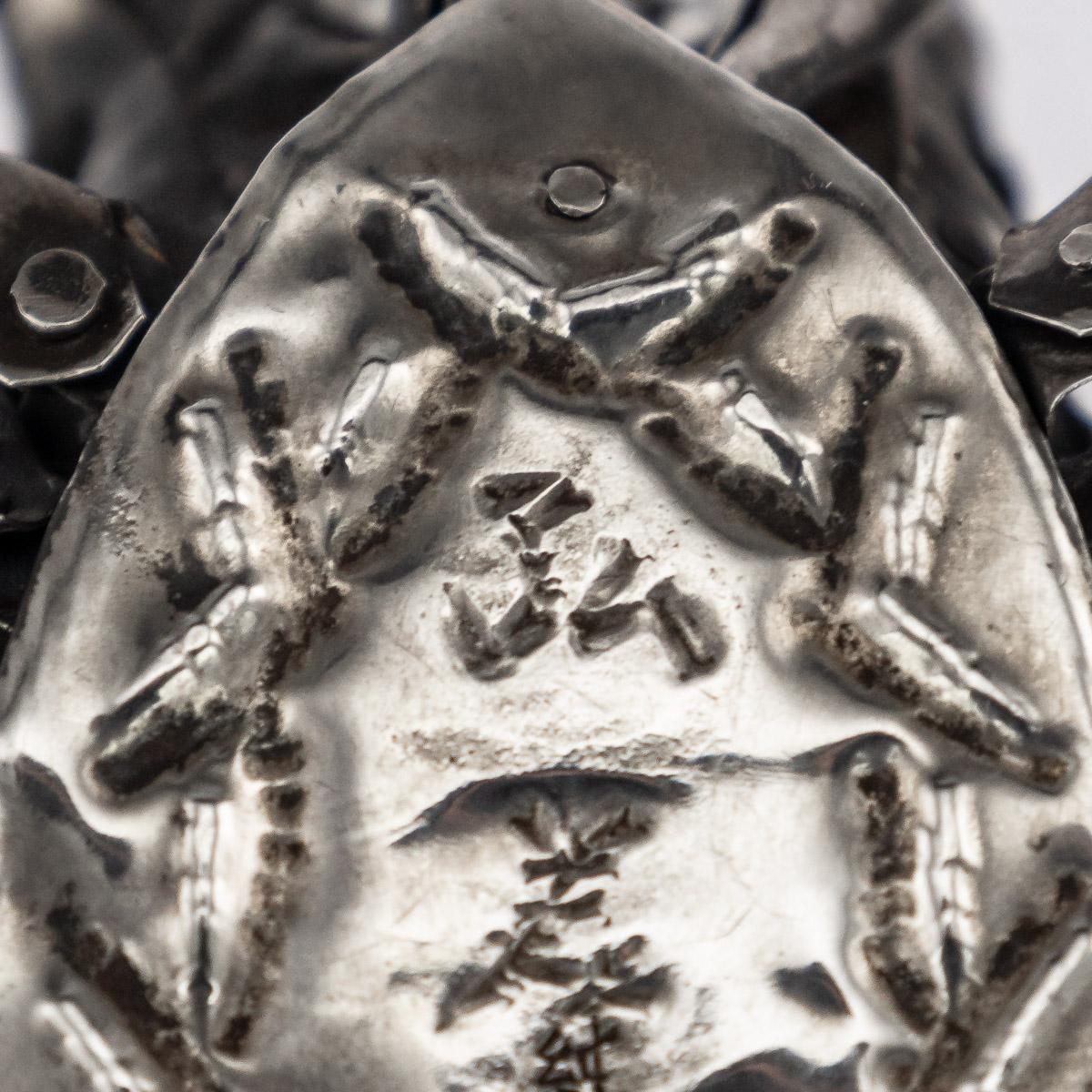 Antique 19th Century Japanese Silver Articulated Okimono Crayfish, circa 1890 8