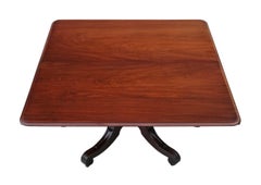 Antique 19th Century Large Cuban Mahogany Dining Table by James Mein