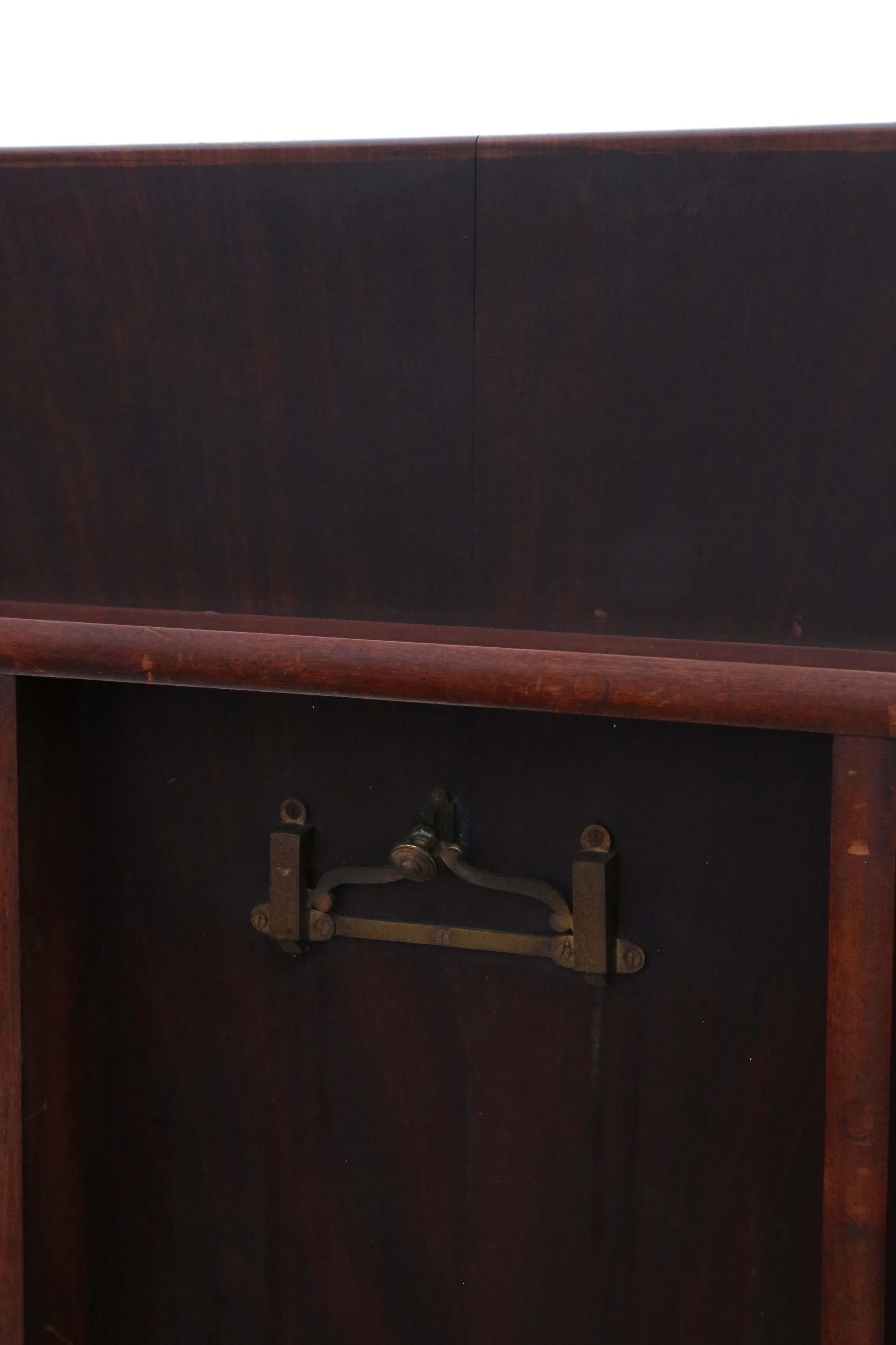 Ancienne table de salle à manger cubaine en acajou de grande qualité du 19ème siècle James Mein en vente 4
