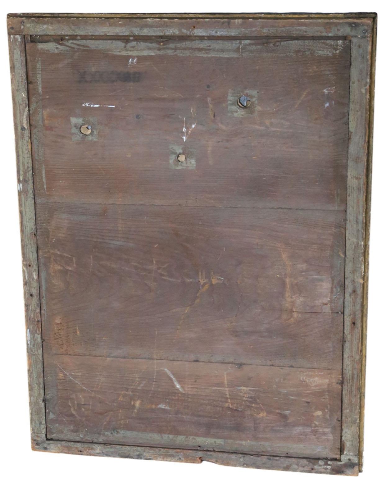 Antike 19. Jahrhundert große vergoldete Overmantel Wandspiegel - Ornate Vintage Gold im Angebot 3