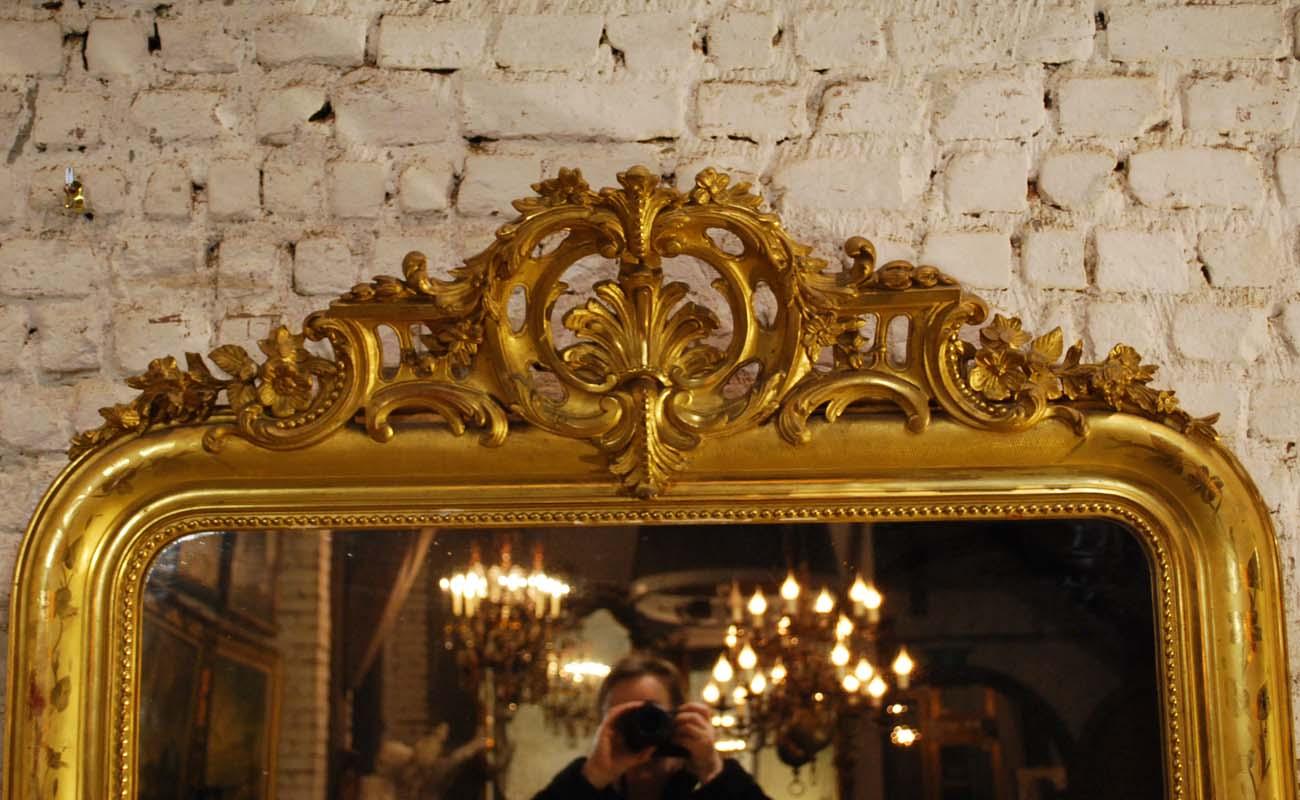 gilded baroque mirror