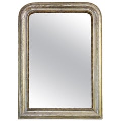 Antique 19th Century Large Quality French Gilt Overmantle Wall Mirror