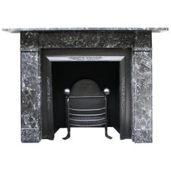 Antique 19th Century Late Victorian St Anne Marble Fire Surround