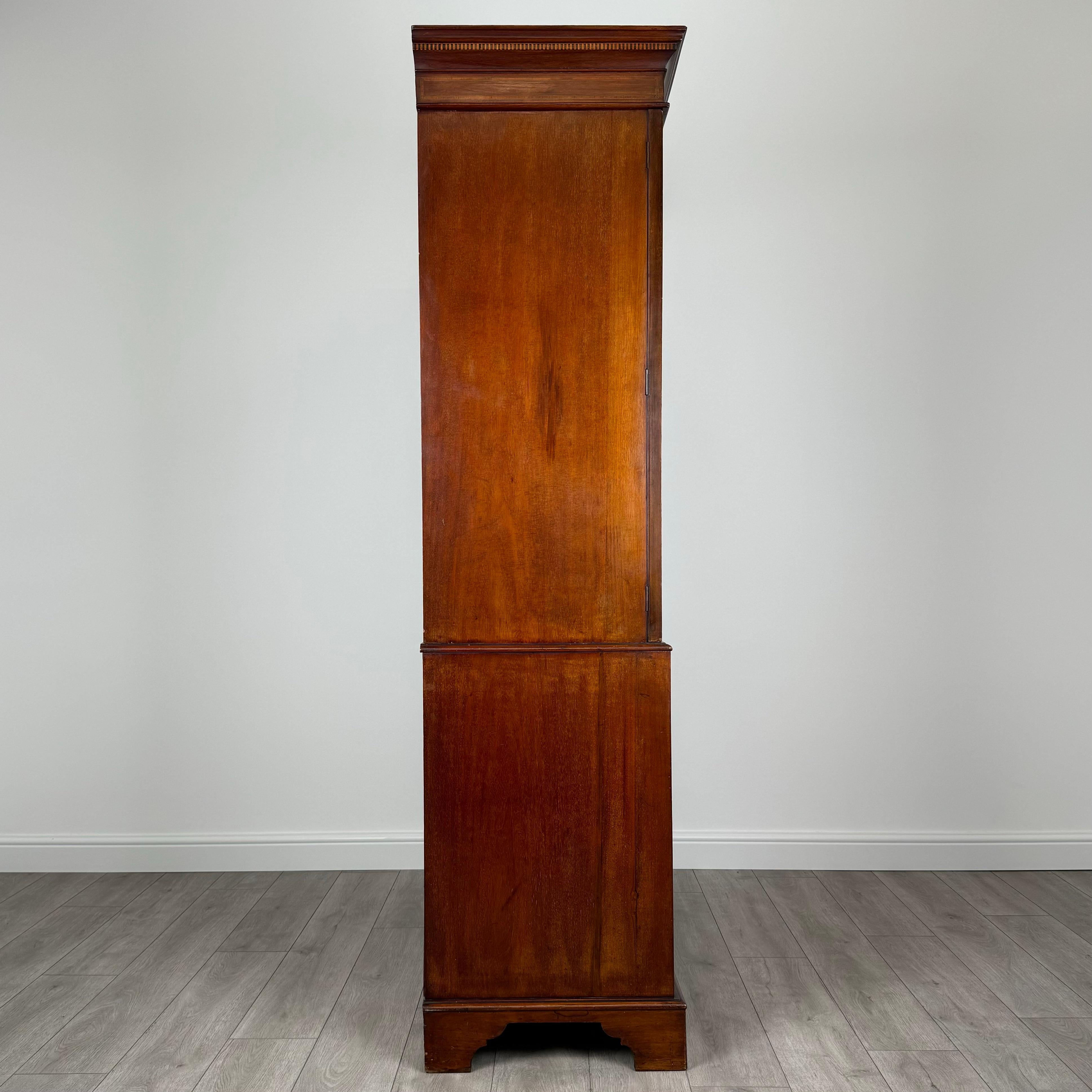 Antiguo Armario Prensa Ropa Del Siglo XIX En Caoba ( REF AF-3509 ) en venta 2