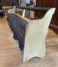 Antique 19th Century Long Skirted Bench