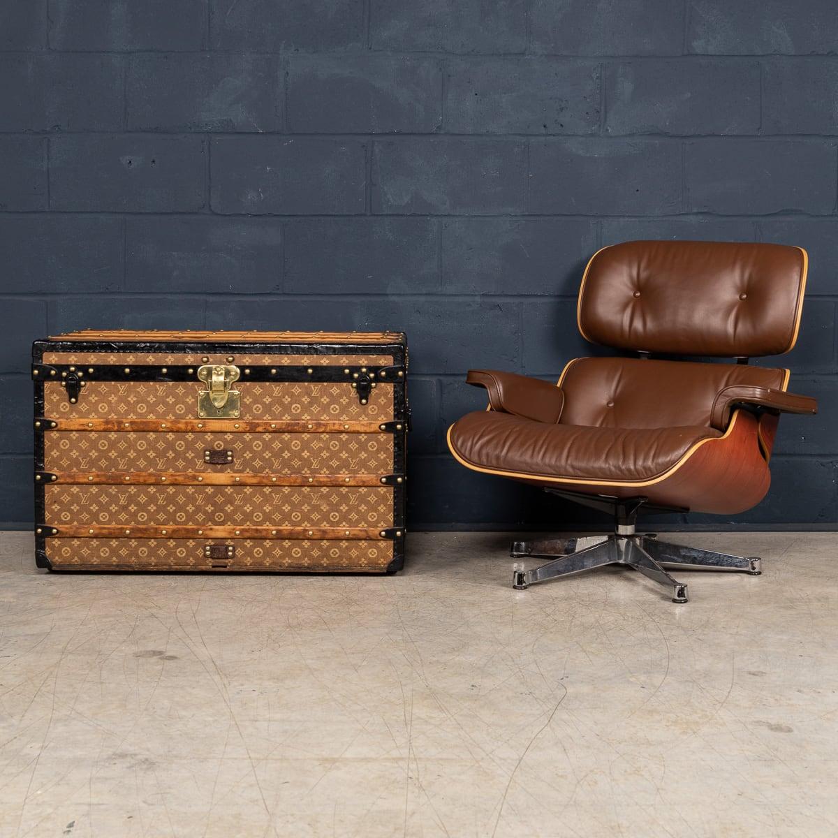 Other Antique 19th Century Louis Vuitton Trunk In Woven Canvas, France c.1890