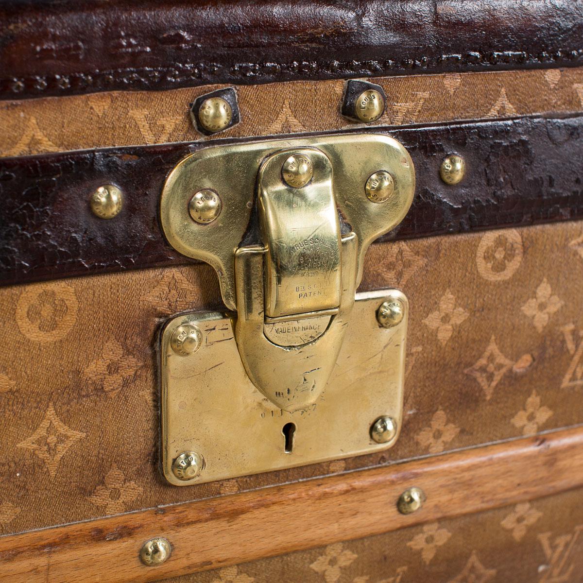 Antique 19th Century Louis Vuitton Woven Steamer Trunk, circa 1900 2