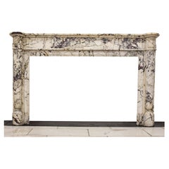 Antique 19th Century Louis XVI Marble Fireplace Surround