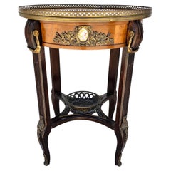 Antique 19th Century Louis XVI Revival Bouillotte Side Center Table