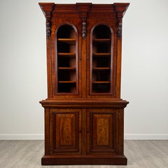 Antique 19th Century Mahogany Bookcase Of Finest Quality ( REF AF-3611 )