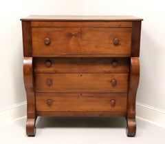 Antique 19th Century Mahogany Empire Style Four-Drawer Chest