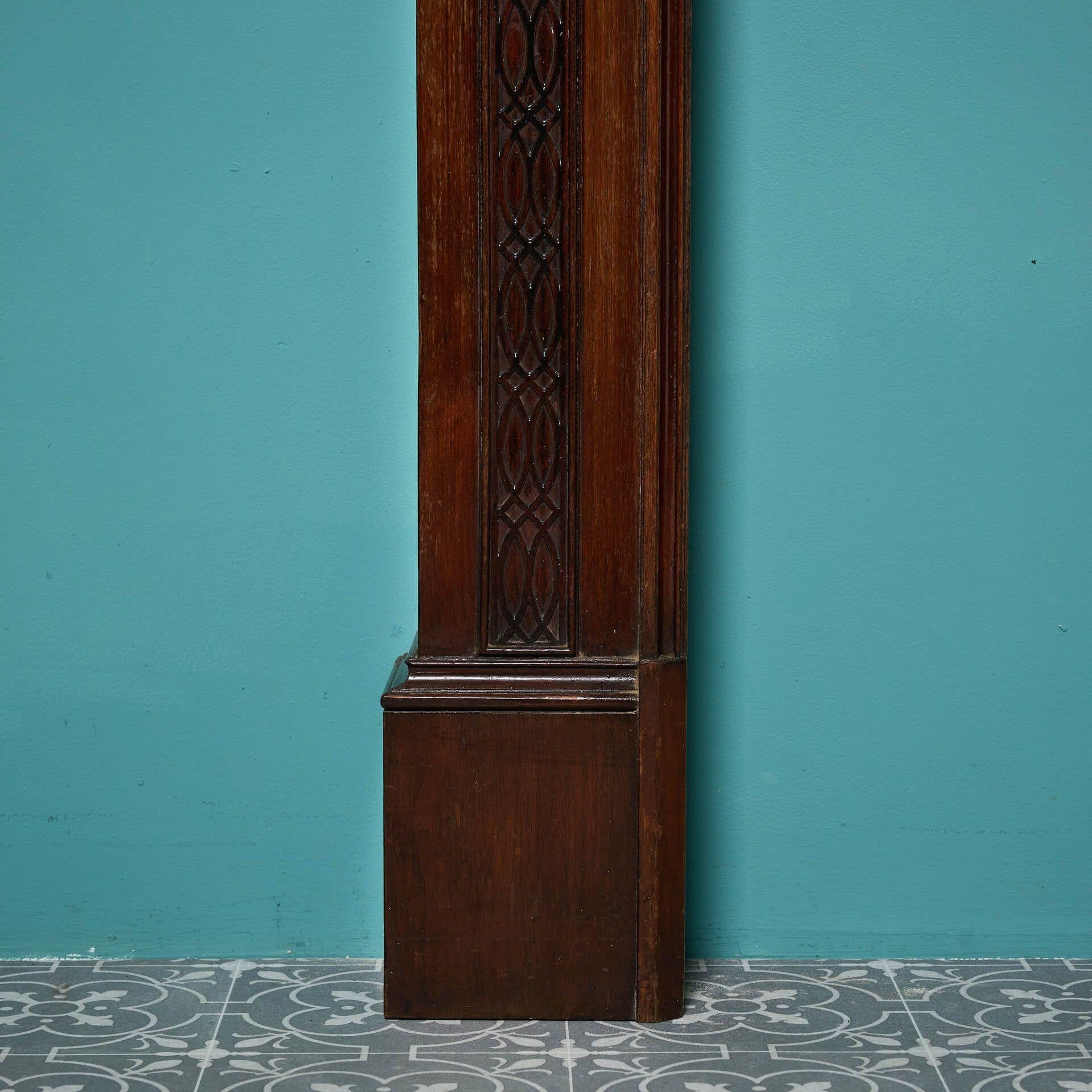 Antique 19th Century Mahogany Fireplace 1