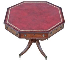 Antique 19th Century Mahogany Octagonal Counting Table – Fine Quality Table