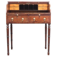 Antique 19th Century Mahogany Tambour Desk