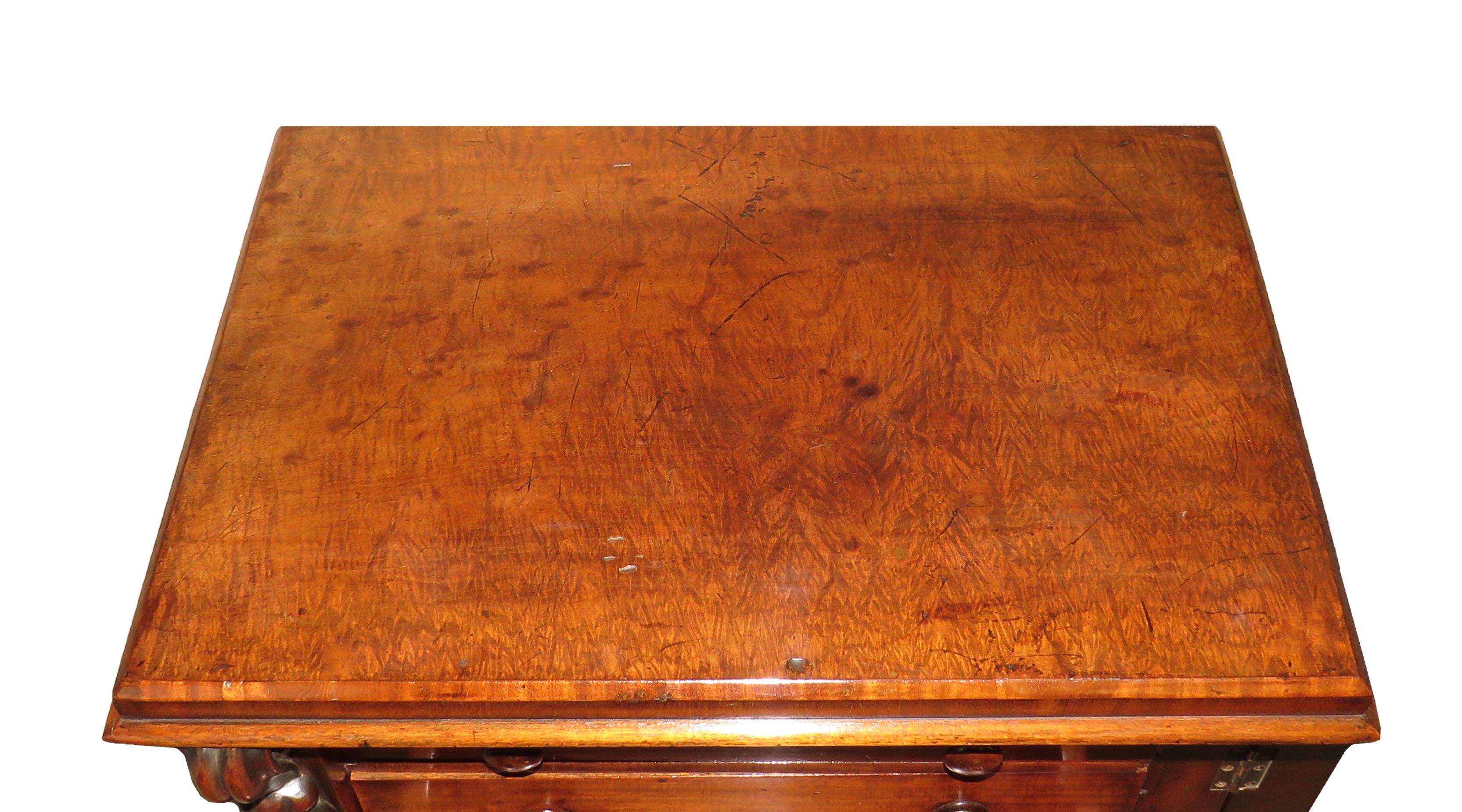 Antique 19th Century Mahogany Wellington Chest 2