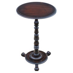 Antique 19th Century Mahogany Wine Side / Occasional Table – Fine Quality