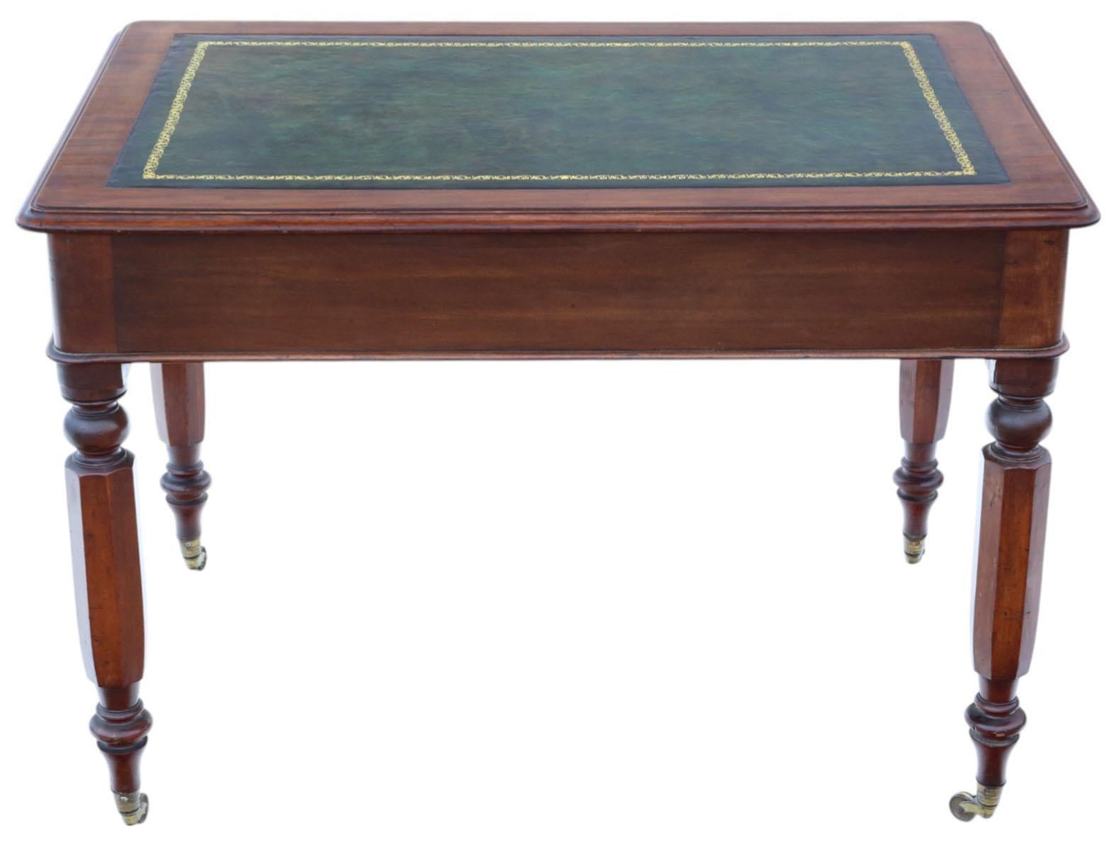 Escritorio antiguo de caoba del siglo XIX - Tocador o mesa auxiliar de gran calidad en venta 3
