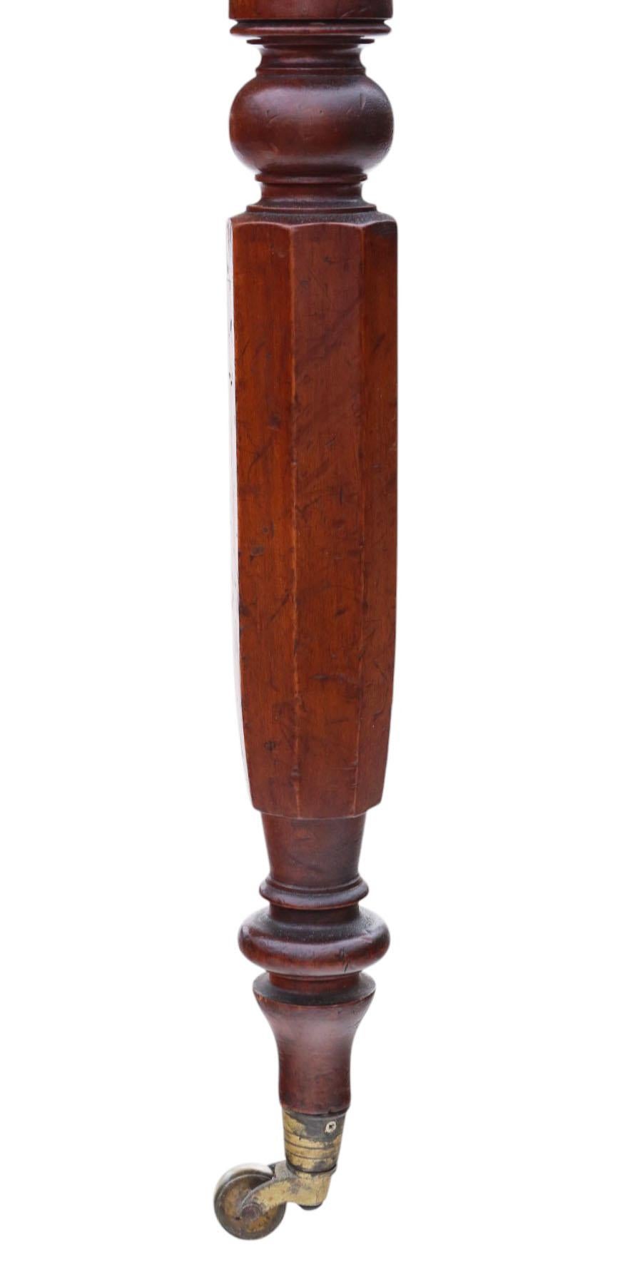 Escritorio antiguo de caoba del siglo XIX - Tocador o mesa auxiliar de gran calidad en venta 5