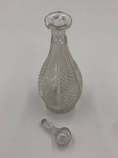 Antique Victorian cut glass decanter